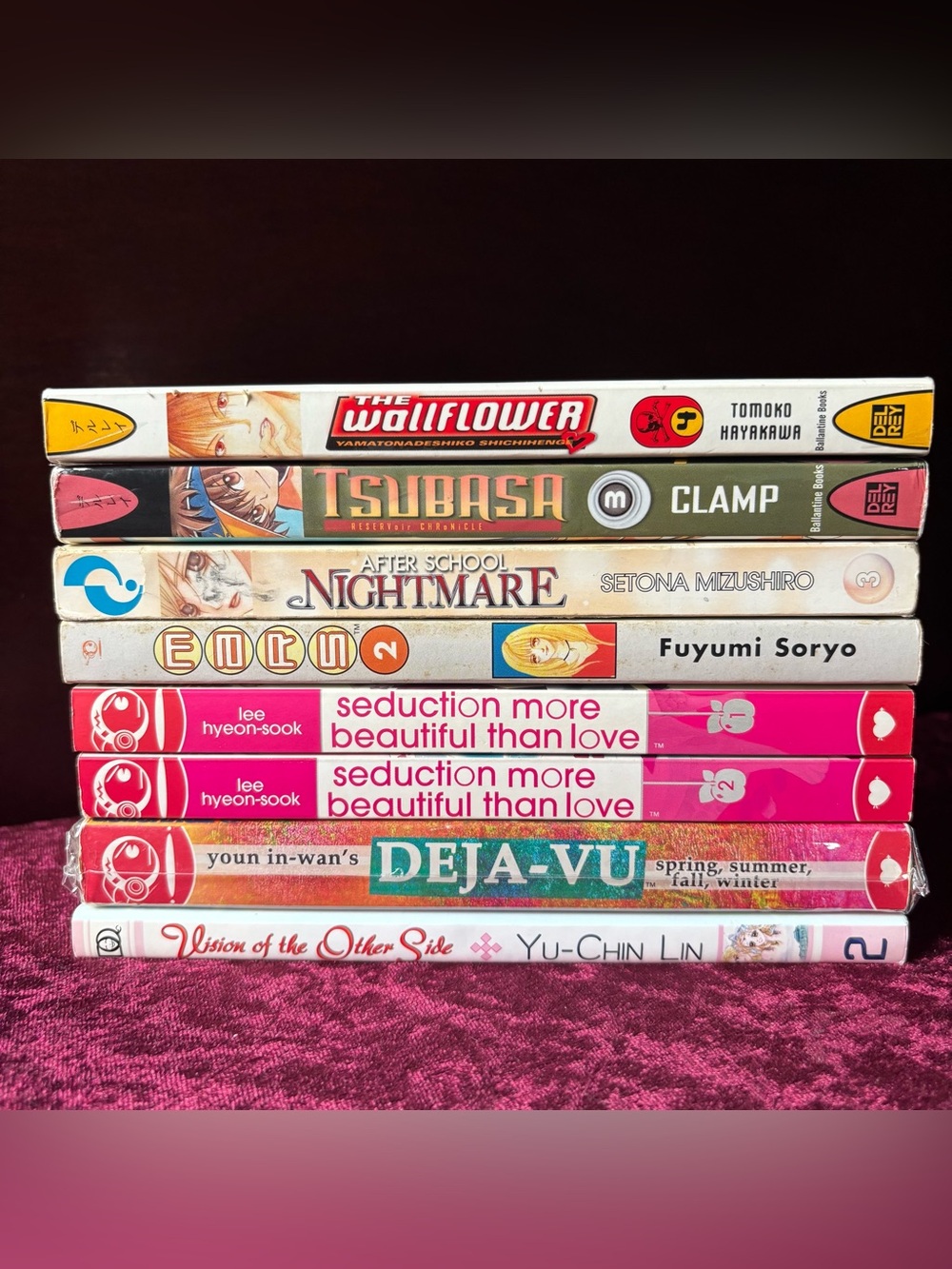 Stack of Manga & Graphic Novels - Colorful Collection